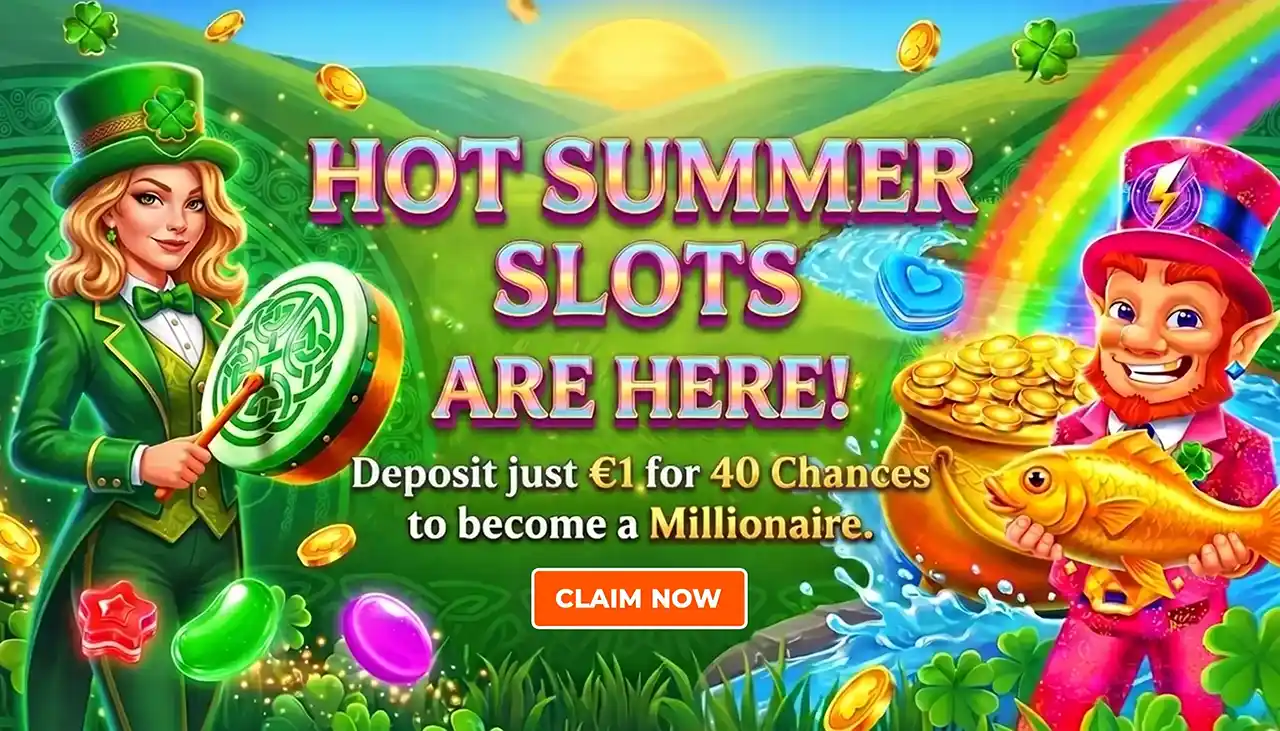 Free Online Casino Ireland summer banner