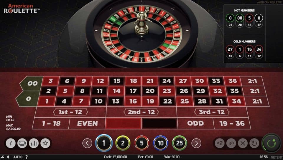 American Roulette Free Play at Casino Ireland 01
