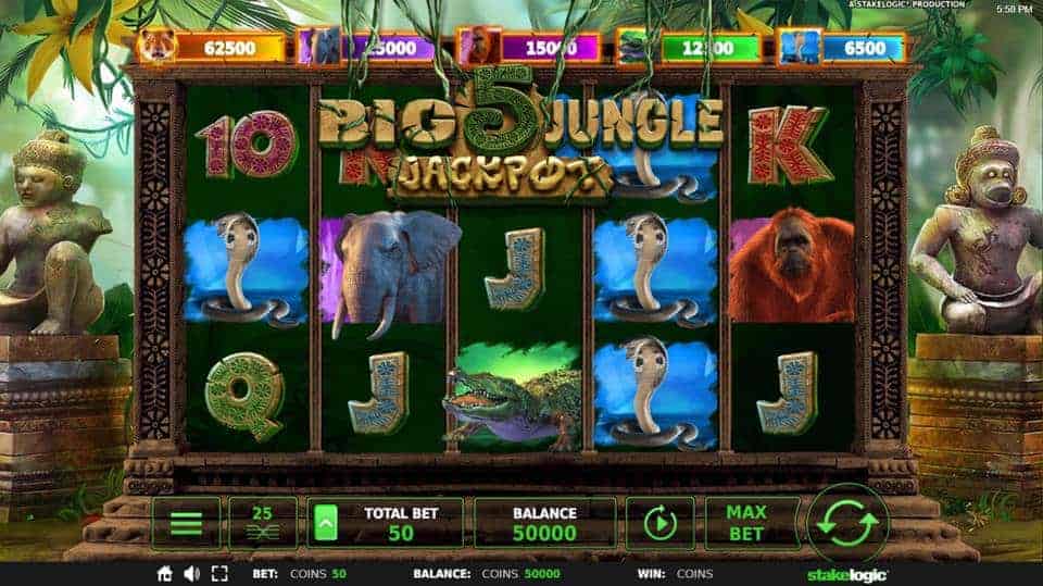 Big 5 Jungle Jackpot Slot Game Free Play at Casino Ireland 01