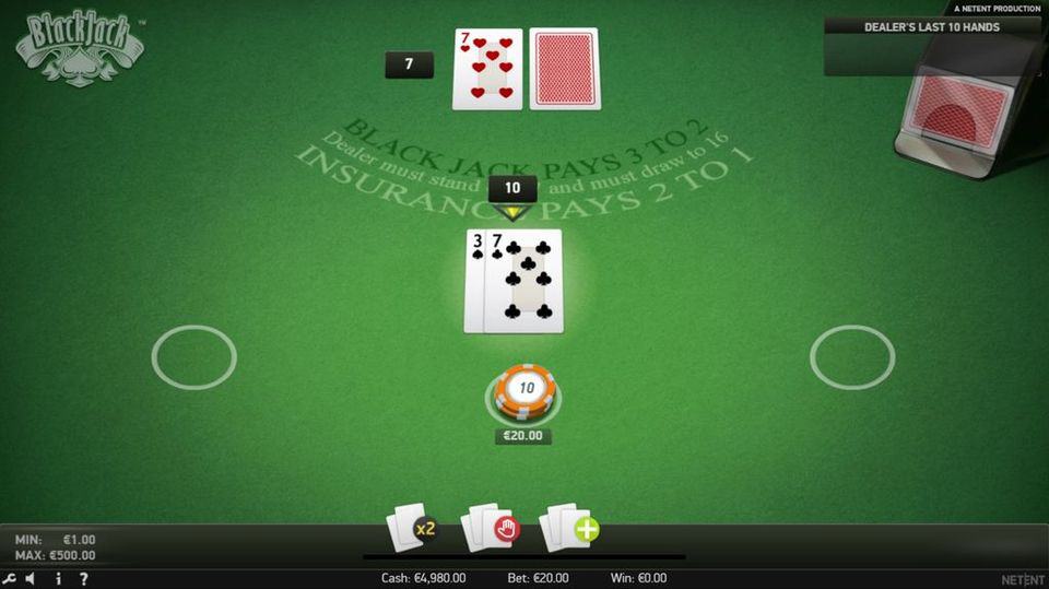 Blackjack Free Play at Casino Ireland