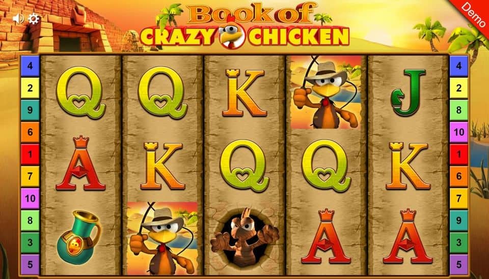Book of Crazy Chicken Slot Game Free Play at Casino Ireland 01
