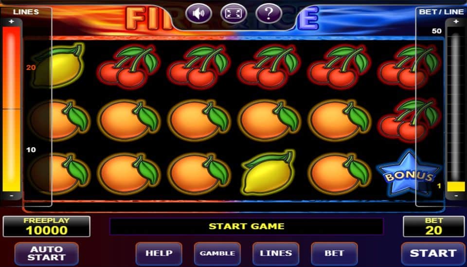 Fire and Ice Game Free Play at Casino Ireland 01