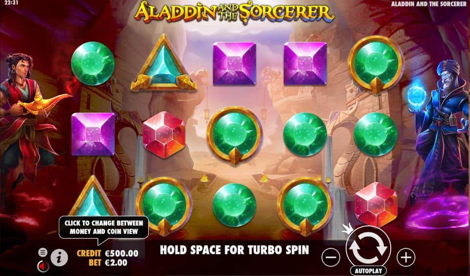 Aladdin and the Sorcerer Slot Game Free Play at Casino Ireland 01