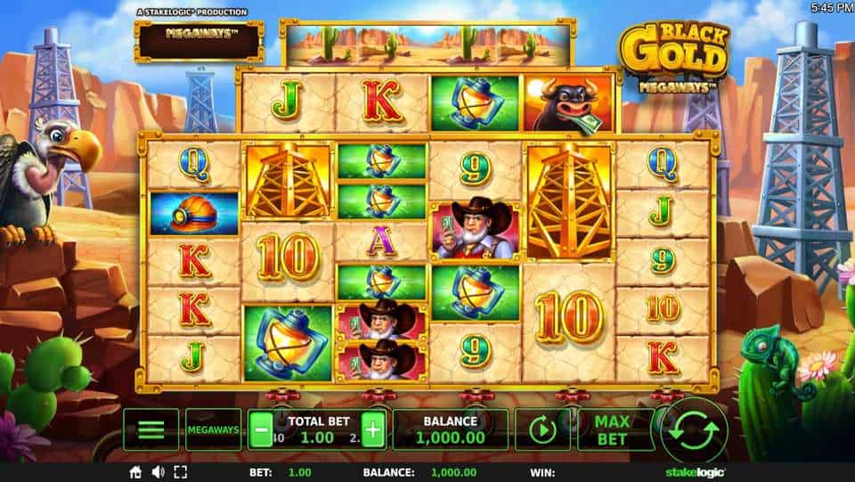 Black Gold Megways Slot Game Free Play at Casino Ireland