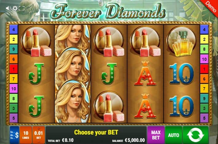 Forever Diamonds Slot Game Free Play at Casino Ireland 01