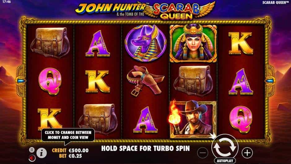 John Hunter and the Tomb of the Scarab Queen Slot Game Free Play at Casino Ireland 01