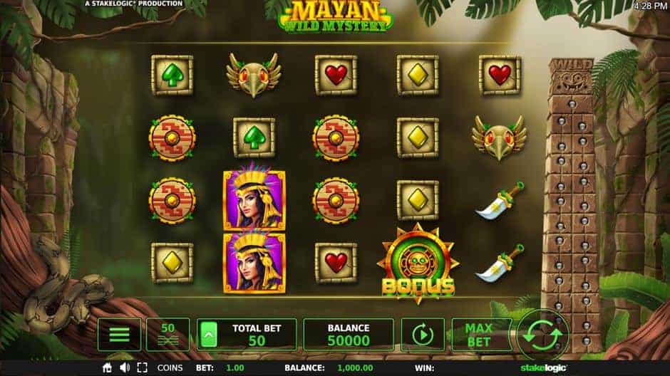 Mayan Wild Mystery Slot Game Free Play at Casino Ireland 01