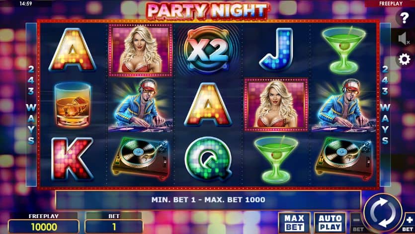 Party Night Slot Game Free Play at Casino Ireland 01