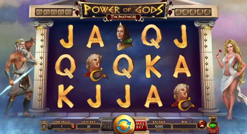Power of Gods The Pantheon Slot Game Free Play at Casino Ireland 01