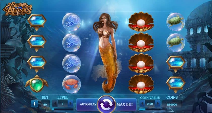 Secrets of Atlantis Slot Game Free Play at Casino Ireland 01