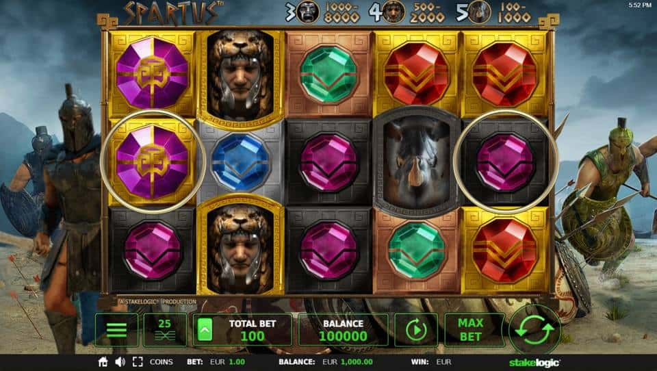 Spartus Slot Game Free Play at Casino Ireland 01