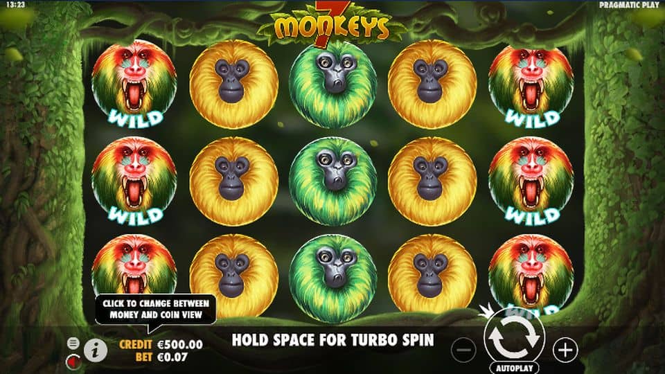 7 Monkeys Slot Game Free Play at Casino Ireland 01