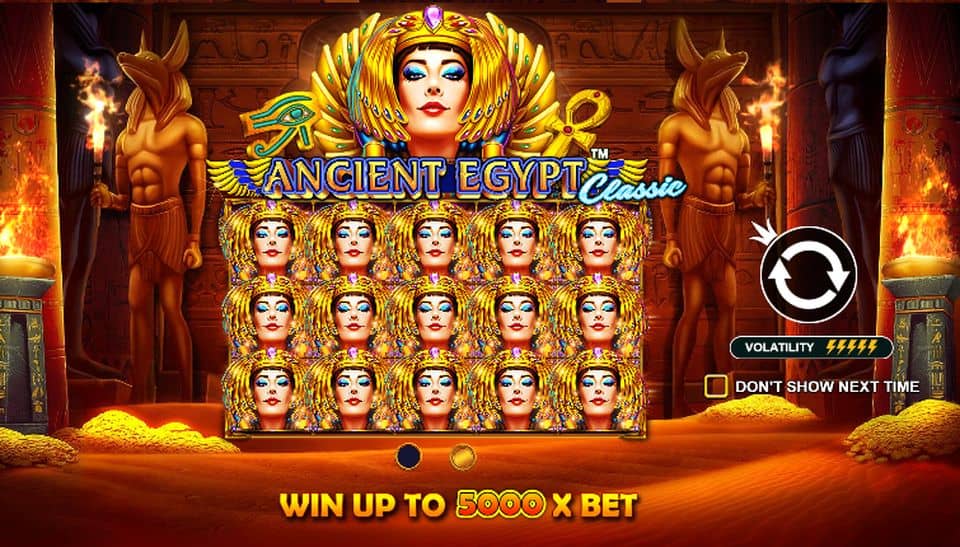Ancient Egypt Classic Slot Game Free Play at Casino Ireland 01