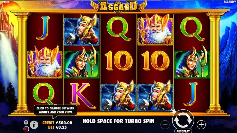Asgard Slot Game Free Play at Casino Ireland 01