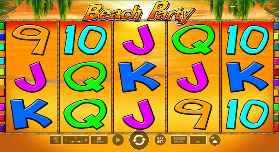 Beach Party Slot Game Free Play at Casino Ireland 01
