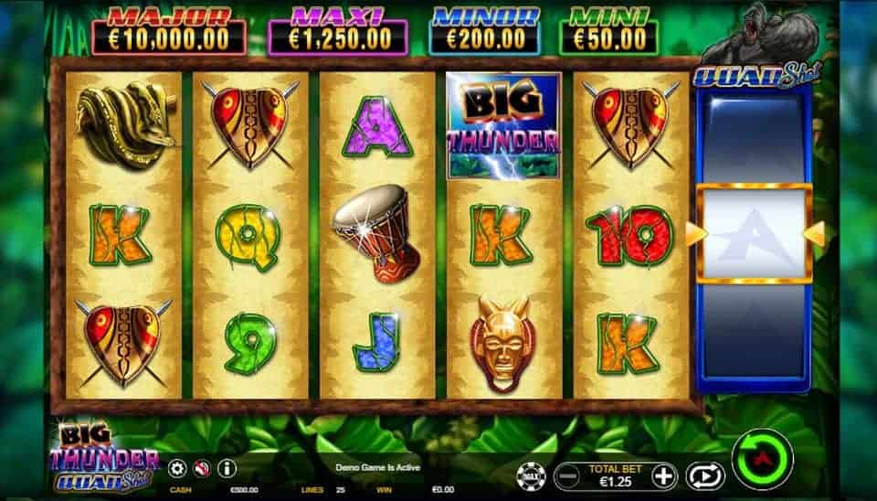 Big Thunder Quad Shot Slot Game Free Play at Casino Ireland 01