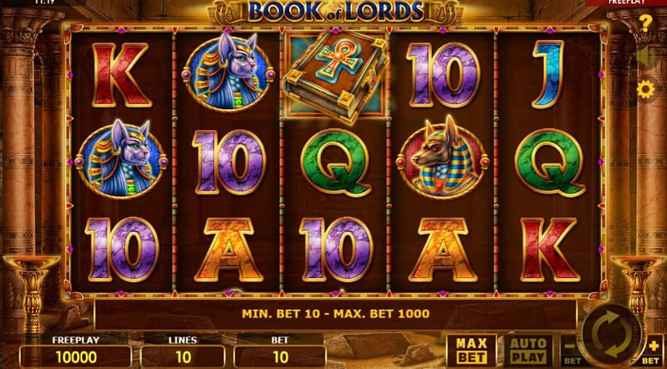 Book of Lords Slot Game Free Play at Casino Ireland 01