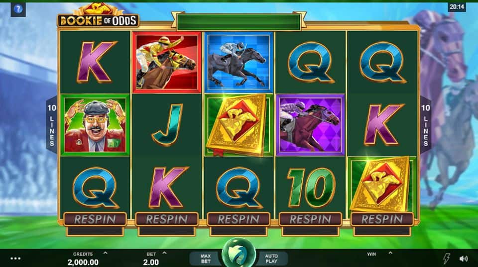 Bookie of Odds Slot Game Free Play at Casino Ireland 01