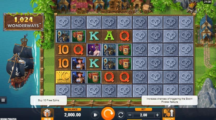 Boom Pirates Slot Game Free Play at Casino Ireland 01