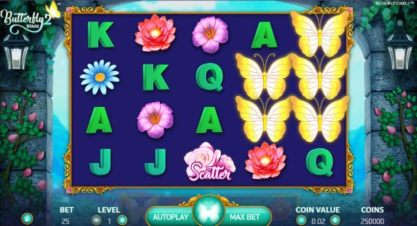 Butterfly Staxx 2 Slot Game Free Play at Casino Ireland 01