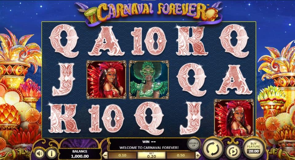 Carnaval Forever Slot Game Free Play at Casino Ireland 01