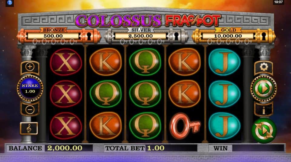 Colossus Fracpot Slot Game Free Play at Casino Ireland 01