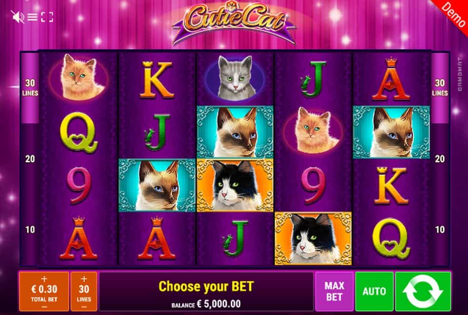 Cutie Cat Slot Game Free Play at Casino Ireland 01