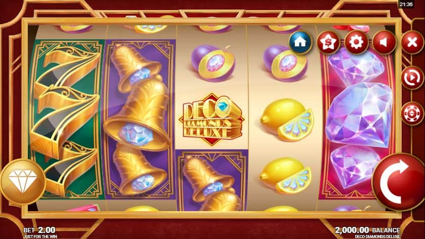 Deco Diamonds Deluxe Slot Game Free Play at Casino Ireland 01