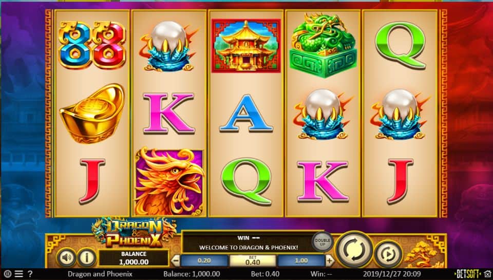 Dragon and Phoenix Slot Game Free Play at Casino Ireland 01