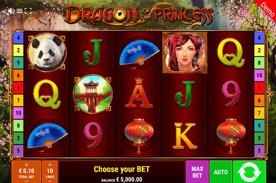 Dragon of the Princess Slot Game Free Play at Casino Ireland 01