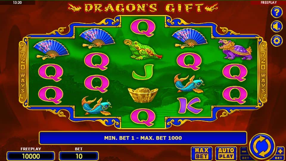 Dragons Gift Slot Game Free Play at Casino Ireland 01