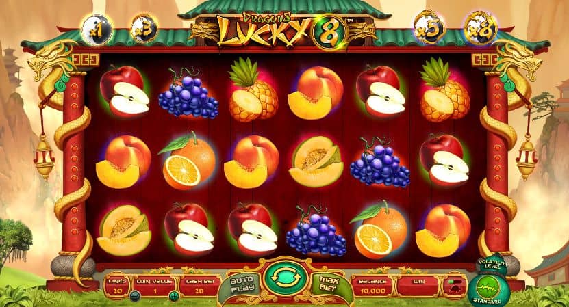 Dragons Lucky 8 Slot Game Free Play at Casino Ireland 01
