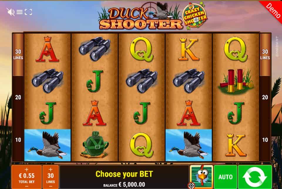 Duck Shooter CCS Slot Game Free Play at Casino Ireland 01