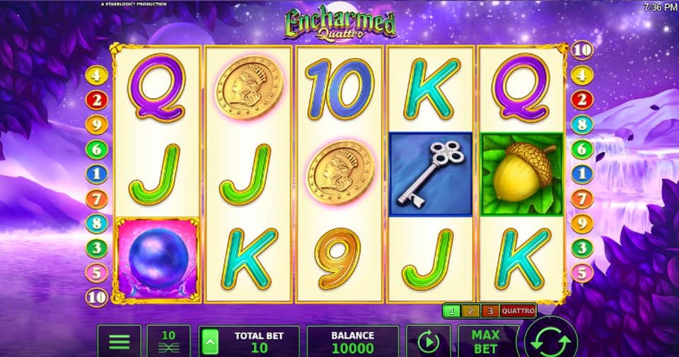 Encharmed Quattro Slot Game Free Play at Casino Ireland 01