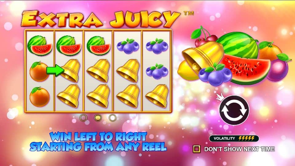 Extra Juicy Slot Game Free Play at Casino Ireland 01