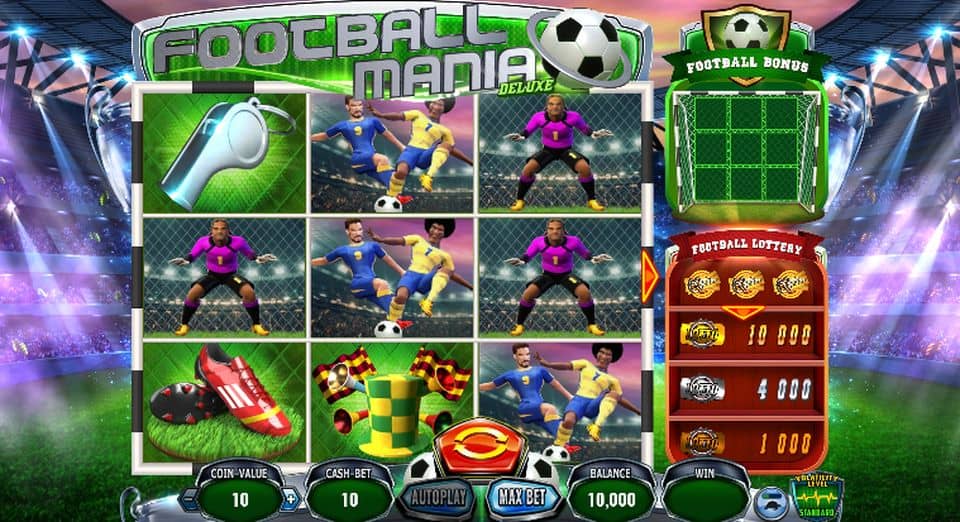 Football Mania Deluxe Slot Game Free Play at Casino Ireland 01