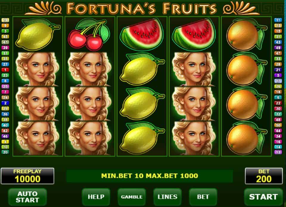 Fortunas Fruits Slot Game Free Play at Casino Ireland 01