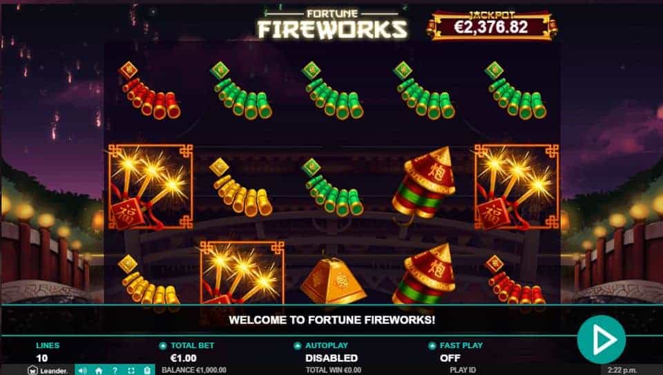 Fortune Fireworks Slot Game Free Play at Casino Ireland 01