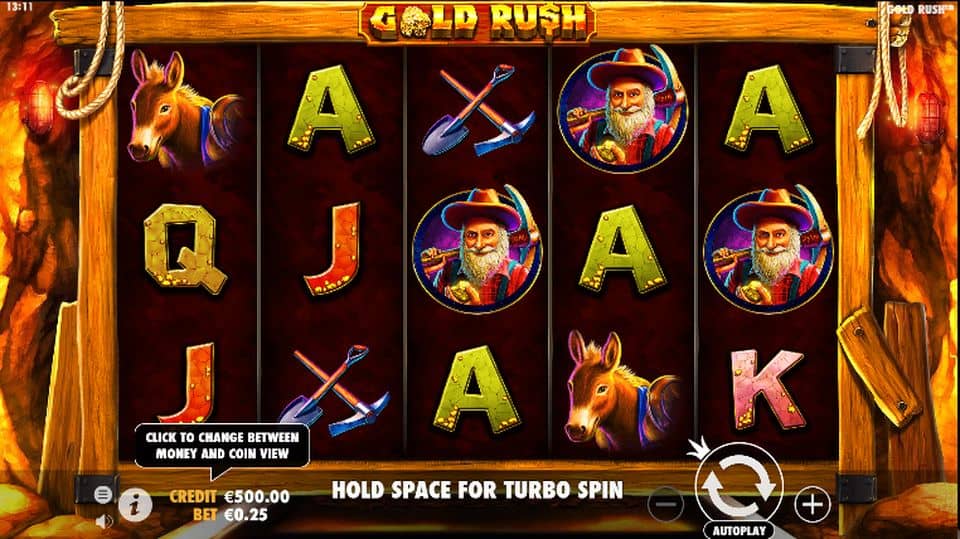 Gold Rush Slot Game Free Play at Casino Ireland 01