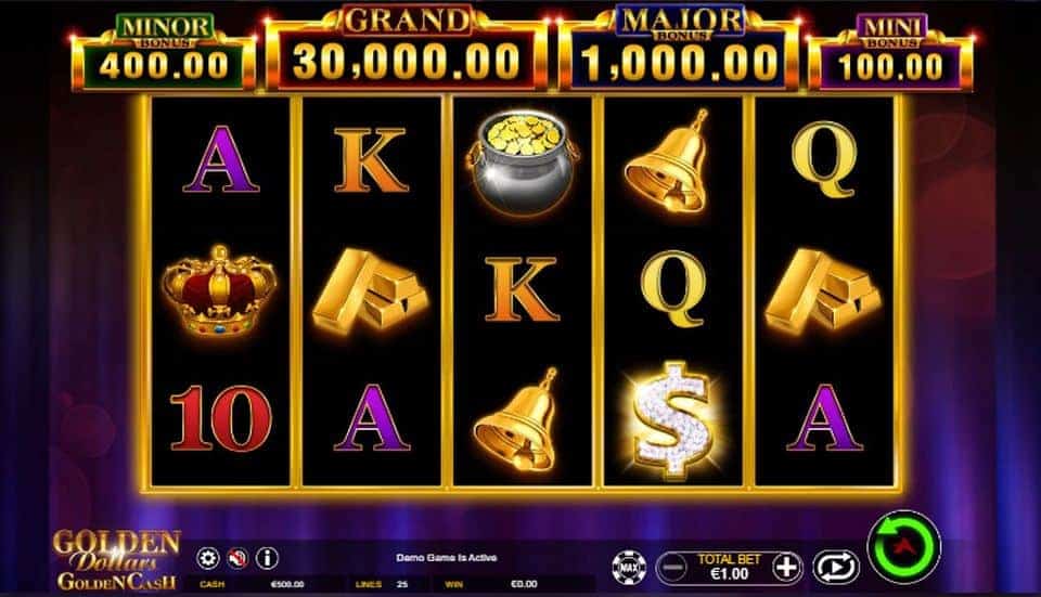 Golden Dollars Slot Game Free Play at Casino Ireland 01