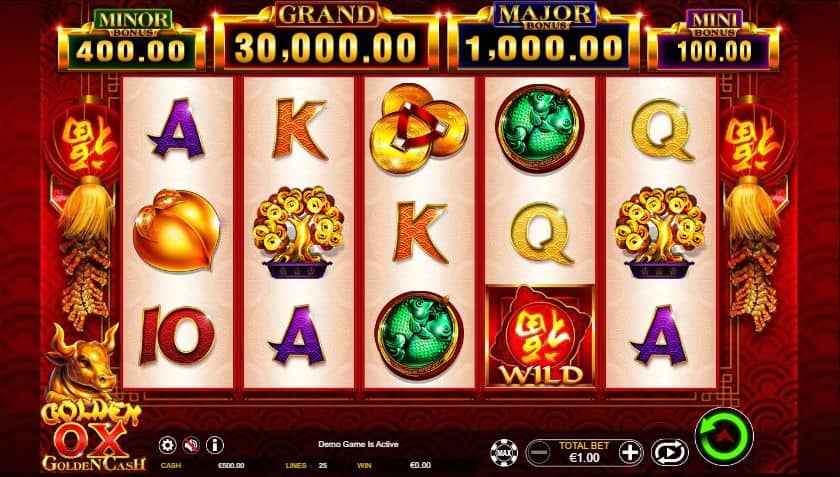 Golden Ox Golden Cash Slot Game Free Play at Casino Ireland 01