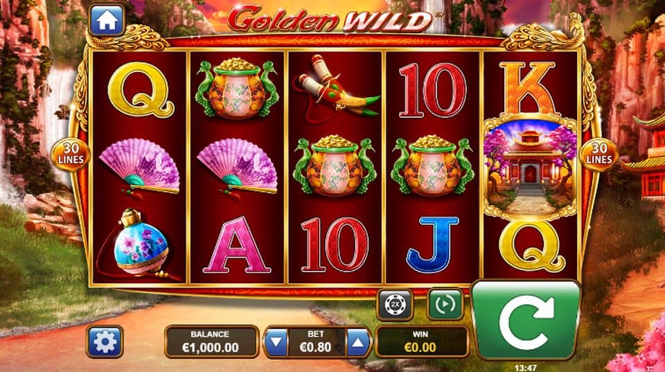 Golden Wild Slot Game Free Play at Casino Ireland 01