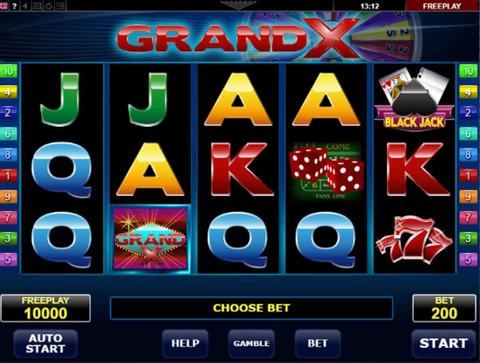 Grand X Slot Game Free Play at Casino Ireland 01