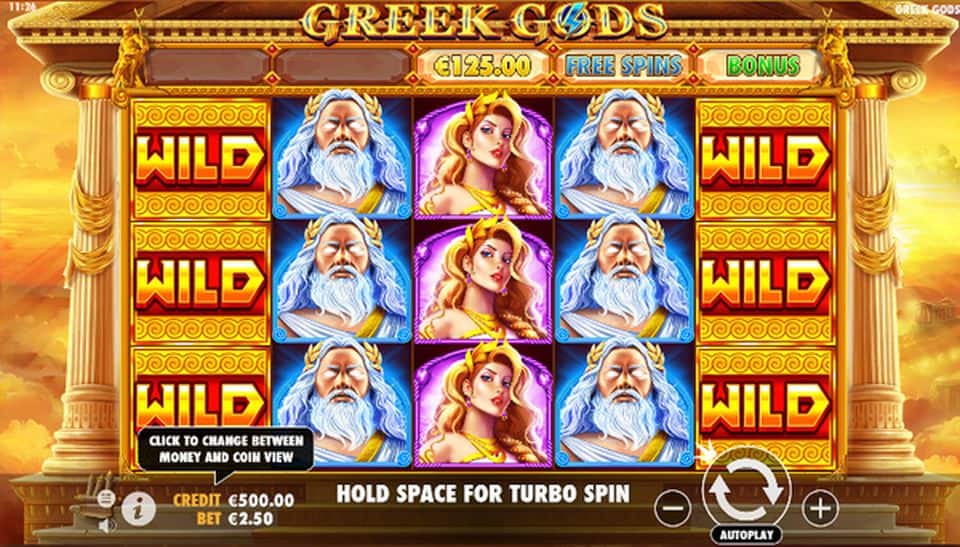 Greek Gods Slot Game Free Play at Casino Ireland 01