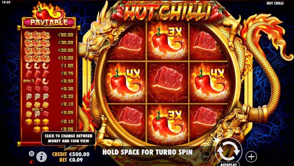 Hot Chilli Slot Game Free Play at Casino Ireland 01