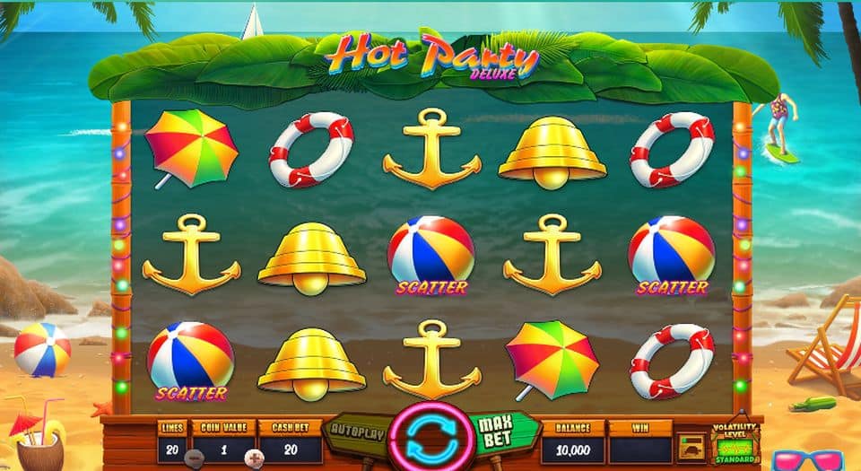 Hot Party Deluxe Slot Game Free Play at Casino Ireland 01