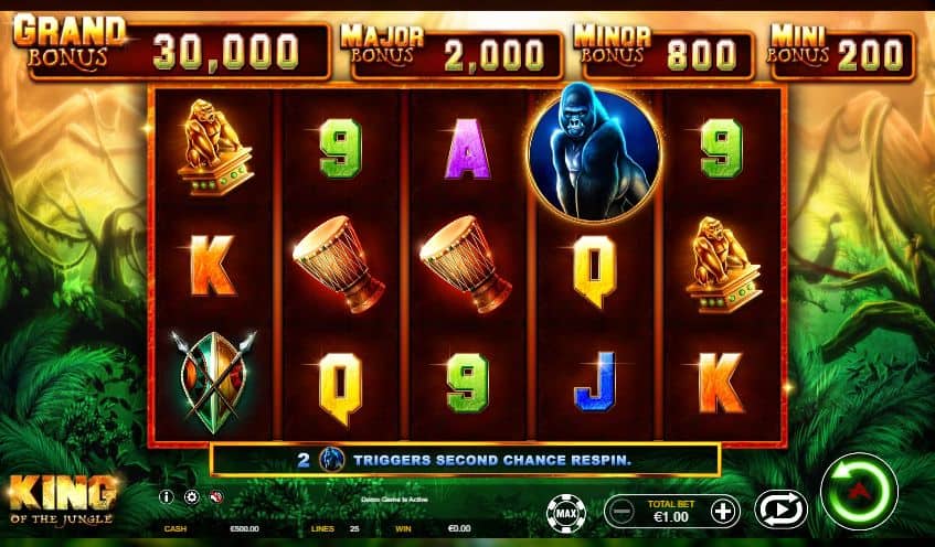 King of the Jungle Slot Game Free Play at Casino Ireland 01
