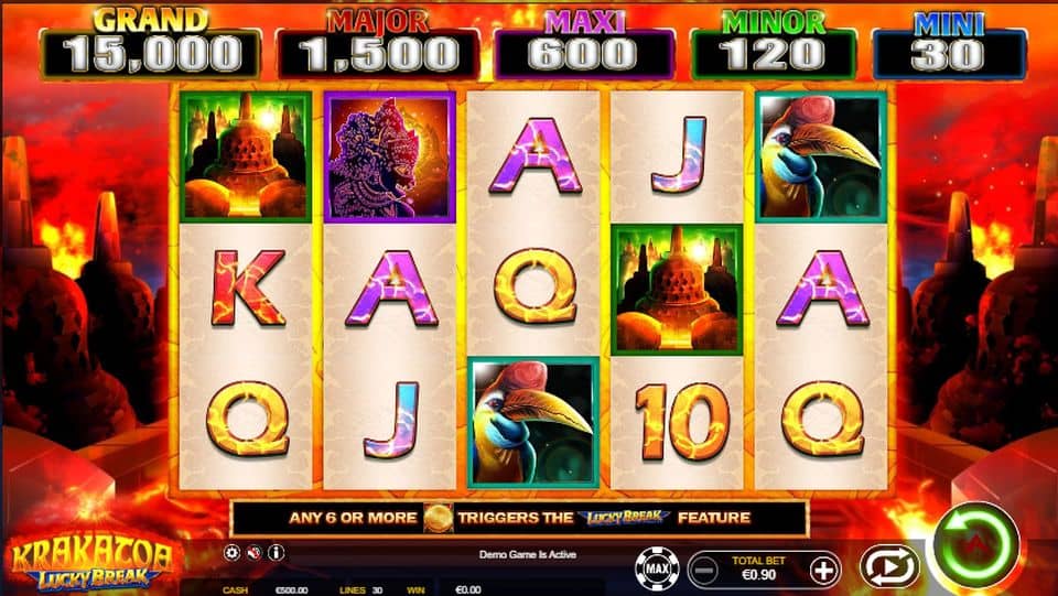 Krakatoa Lucky Break Slot Game Free Play at Casino Ireland 01