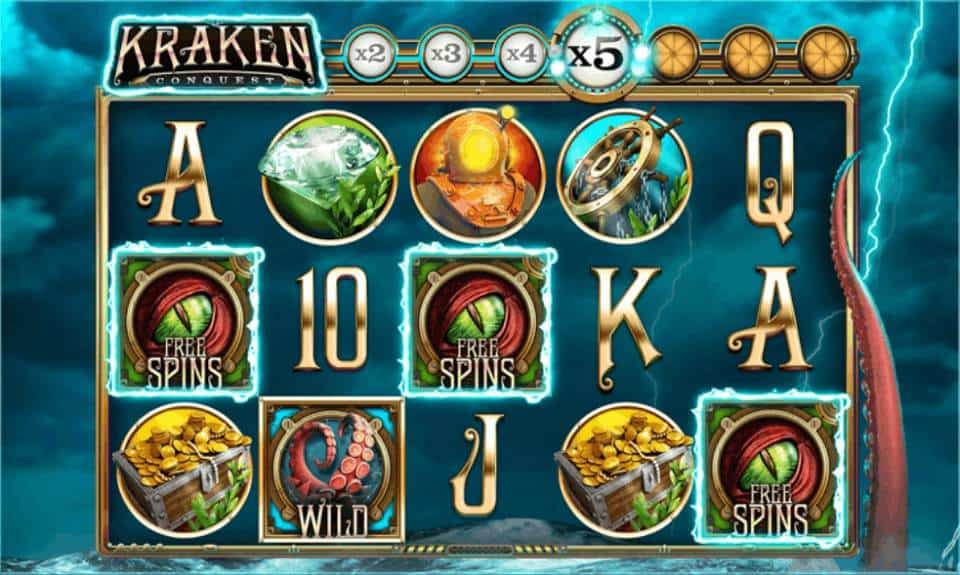 Kraken Conquest Slot Game Free Play at Casino Ireland 01