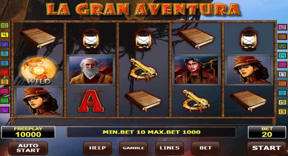 La Gran Aventura Slot Game Free Play at Casino Ireland 01